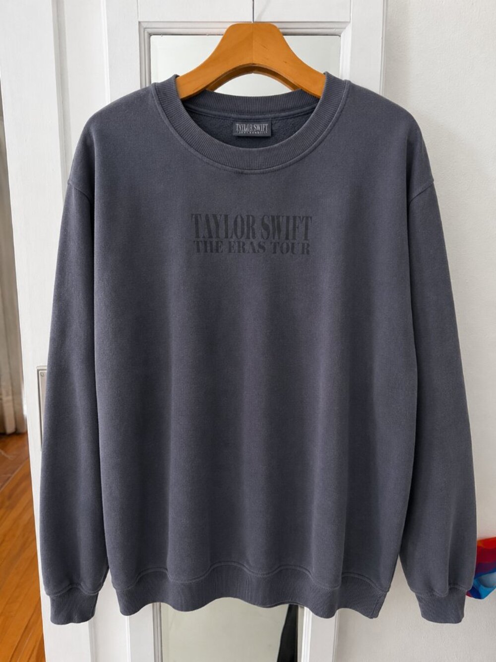 Taylor Swift The Eras Tour Crewneck Sweatshirt | XL | Charcoal Gray